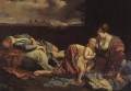 Descanse en la huida a Egipto Pintor barroco Orazio Gentileschi